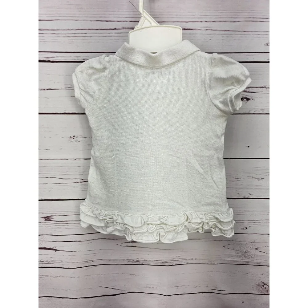 Ralph Lauren Polo White Ruffle Size 6‎ Months Girls Dress